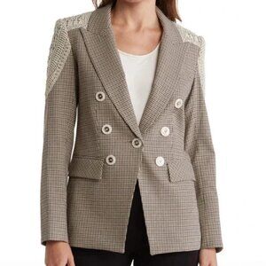 Veronica Beard Faithon Dickey Jacket Camel Women's